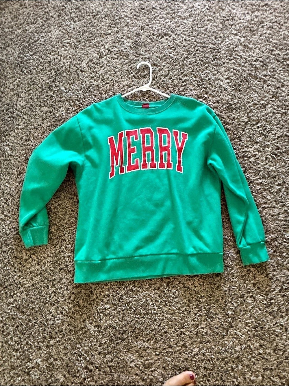 Green Merry Sweatshirt